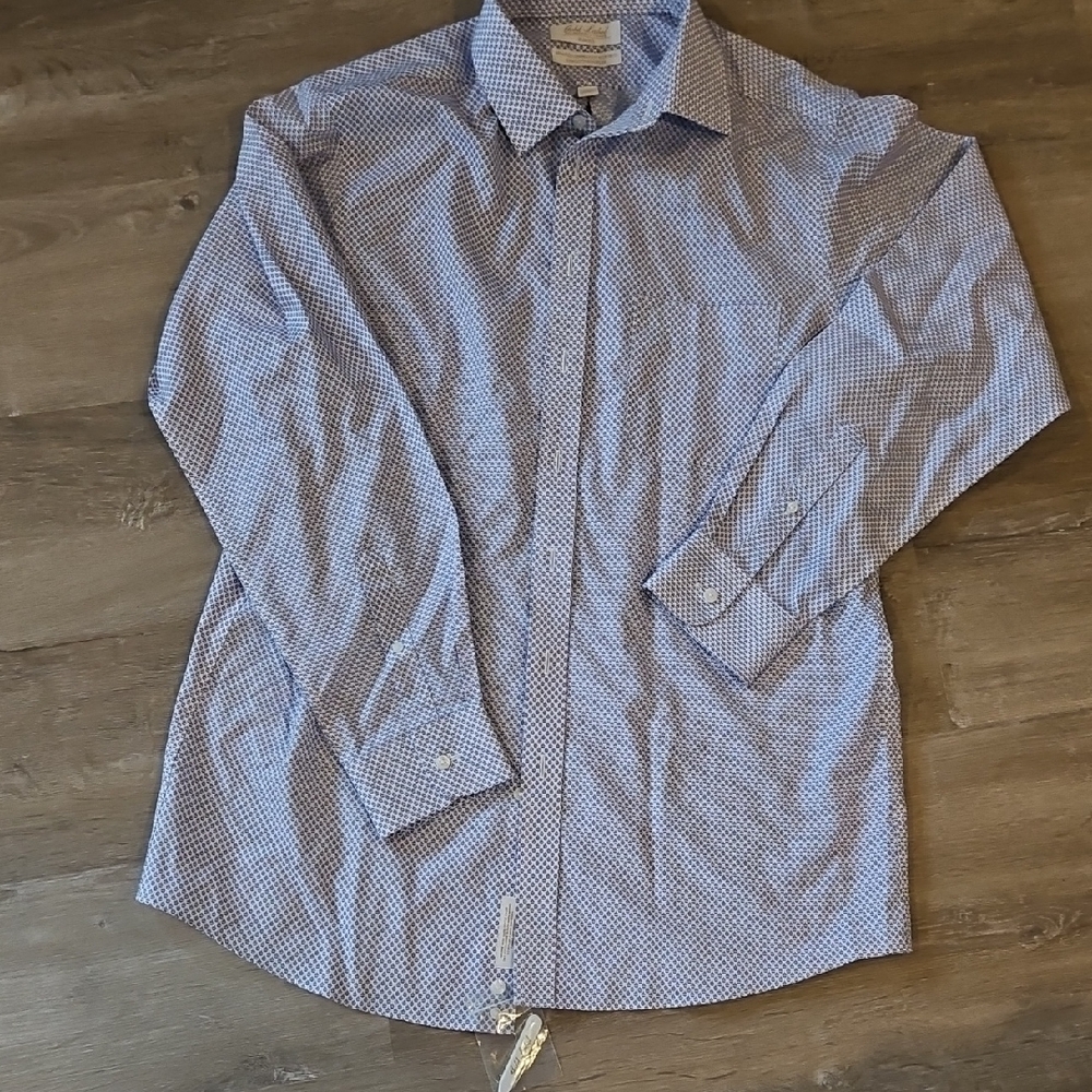 Men's Roundtree & Yorke Gold Label Slim Fit Dress Shirt New
